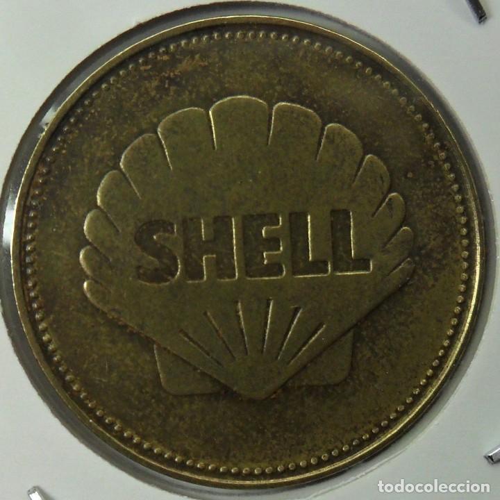 Monedas locales: FICHA SHELL CONMEMORATIVA - CHARLES LINDBERG - 1927 - Foto 2