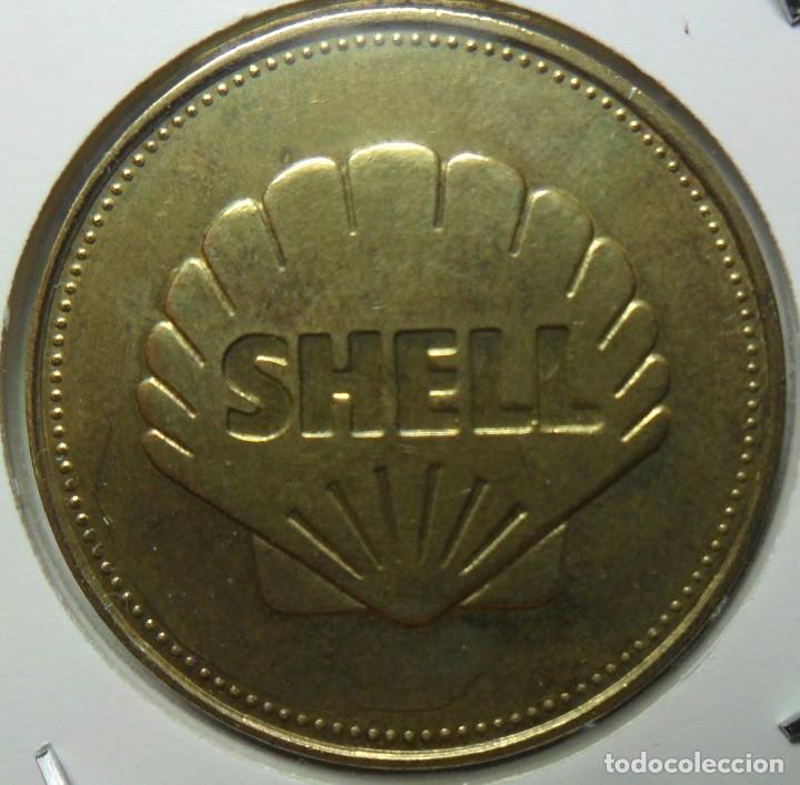 Monedas locales: FICHA SHELL CONMEMORATIVA - LOUIS BLERIOT - 1909 - Foto 2