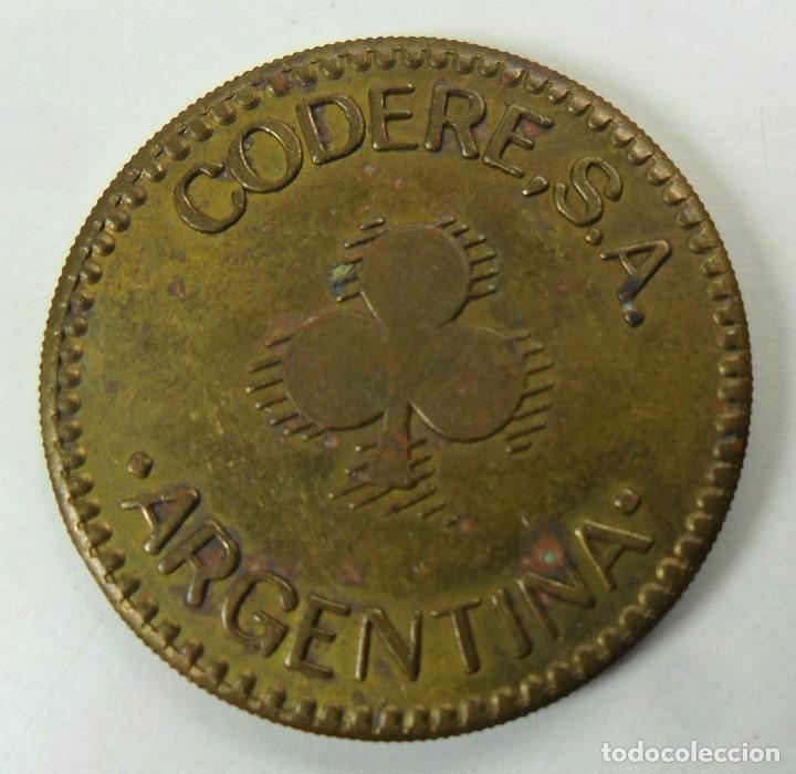 Monedas locales: FICHA CODERE, S.A. - ARGENTINA - 1 JUEGO - Foto 1