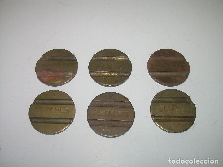 Monedas locales: SEIS FICHAS TELEFONICAS. - Foto 1