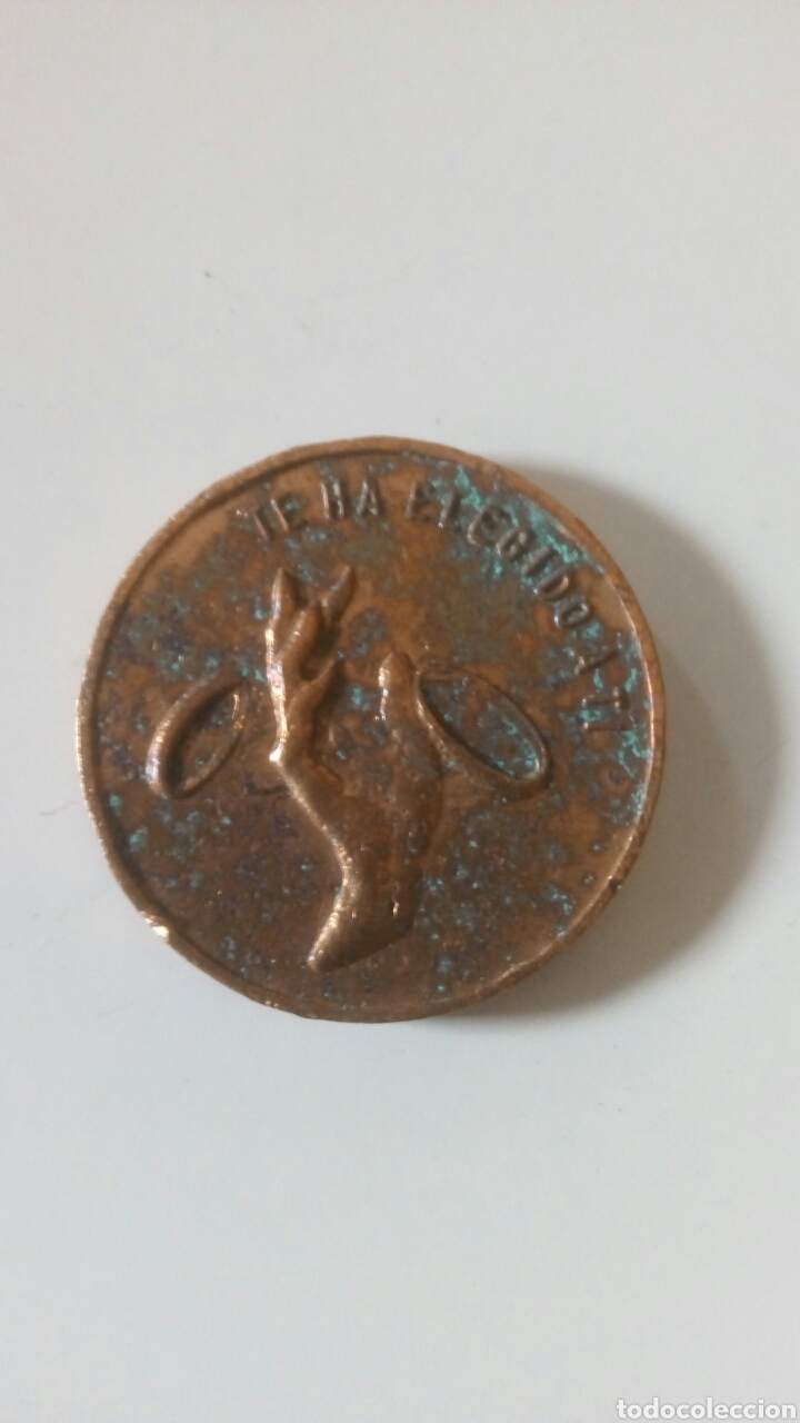 Monedas locales: Medalla ficha religiosa - Foto 1