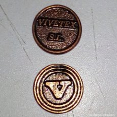 Monedas locales: FICHA-JETON-TOKEN METALIC0 DE JUEGO -VIVETEX, S.L.-. Lote 221618856