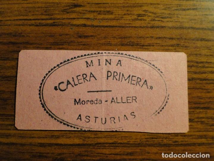 Monedas locales: Vale de 100 pts de la mina de Moreda de Aller - Foto 2