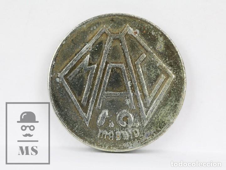Monedas locales: Ficha Comercial - MAC / M&aacute;quinas Autom&aacute;ticas Computerizadas, Madrid - Di&aacute;metro 27 mm - Foto 1