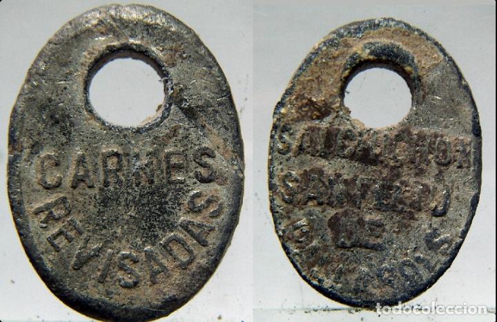 Monedas locales: PRECINTO O MARCHAMO COMERCIAL DE PLOMO - Foto 1