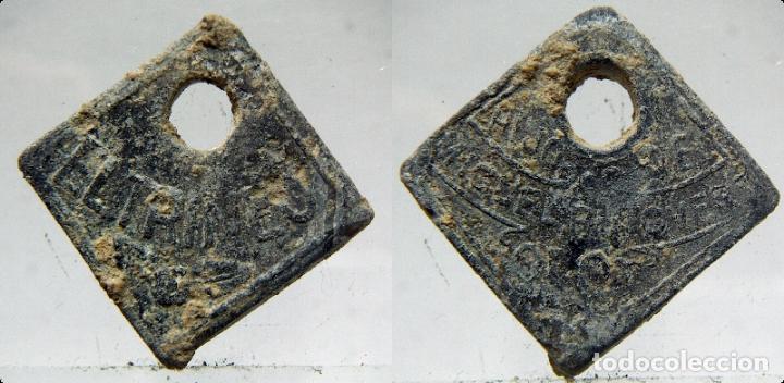 Monedas locales: PRECINTO O MARCHAMO COMERCIAL DE PLOMO - Foto 1