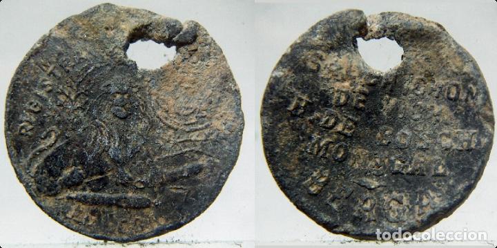 Monedas locales: PRECINTO O MARCHAMO COMERCIAL DE PLOMO BERGA - Foto 1