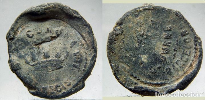Monedas locales: PRECINTO O MARCHAMO COMERCIAL DE PLOMO - Foto 1