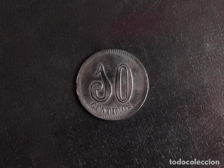 Monedas locales: 10 CENTIMOS, COOPERATIVA LA DIGNIDAD, BARCELONA - Foto 3