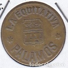 Monedas locales: FICHA DE 5 CENTIMOS DE LA EQUITATIVA DE PALAMOS (MONEDA-COIN). Lote 120108895