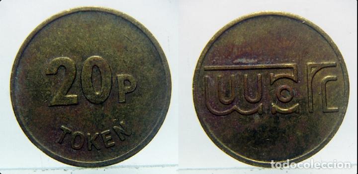 Monedas locales: FICHA , TOKEN 20P .- - Foto 1