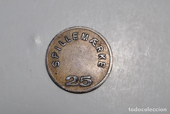 Monedas locales: Ficha comercial Dinamarca, Spillemaerke (25) - Foto 2