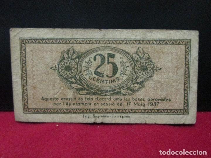 Monedas locales: 25 CENTIMS AJUNTAMENT DE TARRAGONA - Foto 2