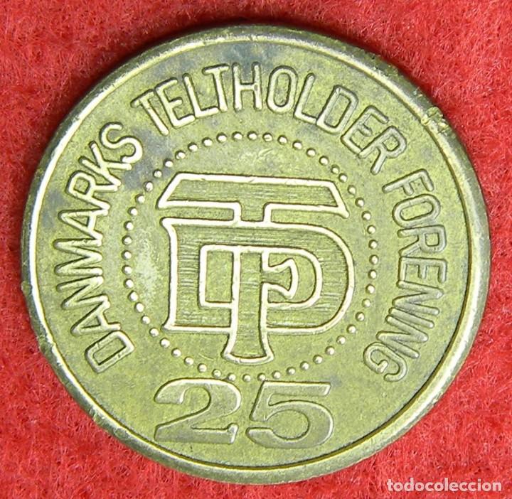 Monedas locales: Moneda Token - Dinamarca 25 Teltholder - &Oslash; 23,17 mm - Foto 2