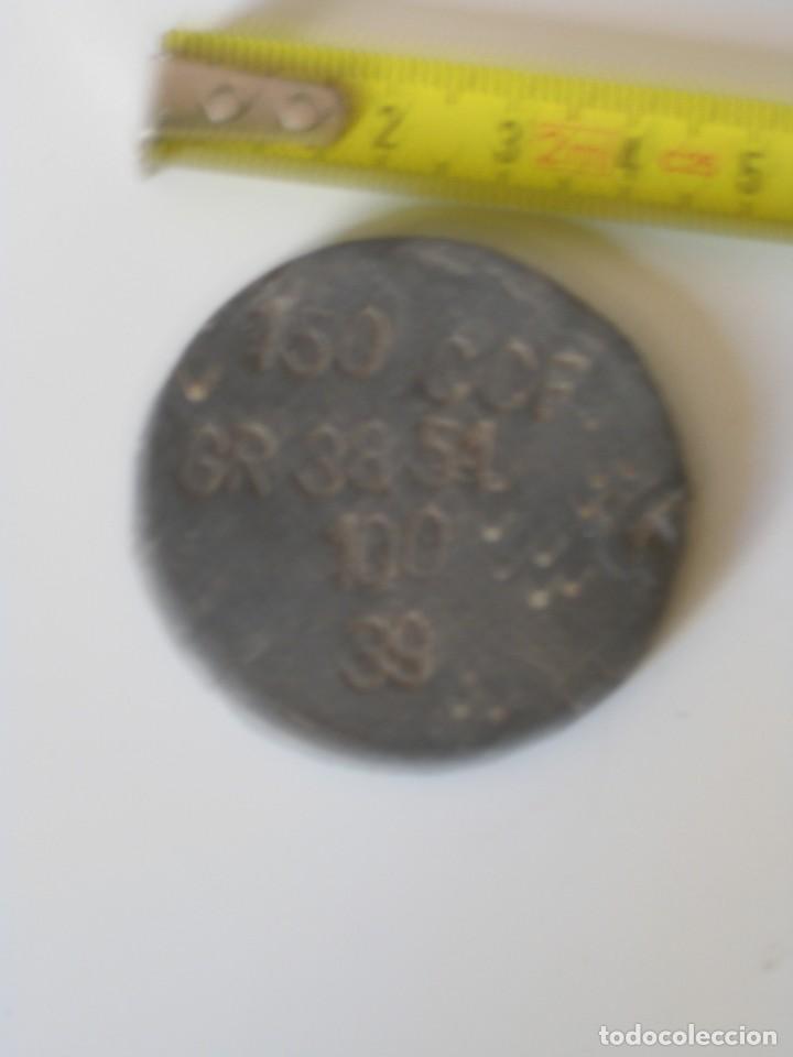Monedas locales: ficha de plomo SIN IDENTIFICAR - Foto 1