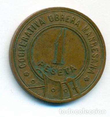 Lokalw&auml;hrung: 1 PTA. MANRESA COOP. OBRERA MANRESANA AE.L-3155 EBC