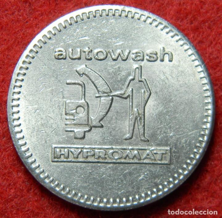 Monedas locales: Moneda Token &ndash; Jeton &ndash; Autowash Hypromat &ndash; Diametro: 23 mm - Foto 2