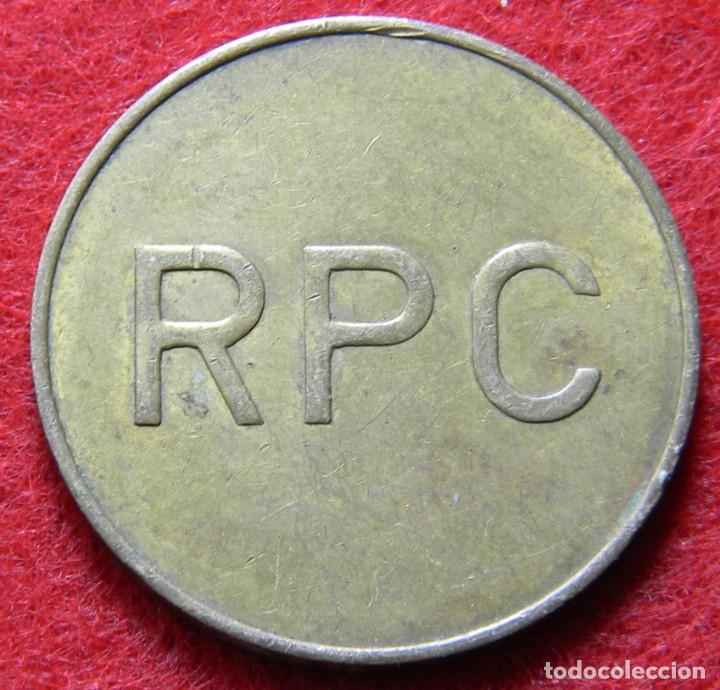 Monedas locales: Moneda Jet&oacute;n &ndash; Token &ndash; RPC - Di&aacute;metro: 27,00 mm - Foto 1