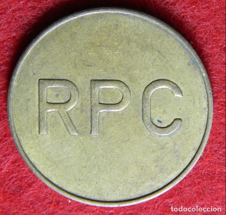 Monedas locales: Moneda Jet&oacute;n &ndash; Token &ndash; RPC - Di&aacute;metro: 27,00 mm - Foto 2