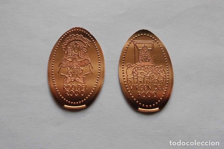 Monedas locales: Moneda elongada Virgen del Rocio Huelva - Foto 1