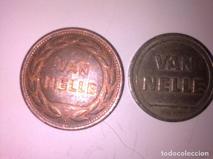 Monedas locales: 2 FICHAS -TOKEN VAN NELLE - Foto 1