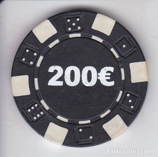 Monedas locales: FICHA DE CASINO DE 200&euro; CON LOS DADOS - Foto 2