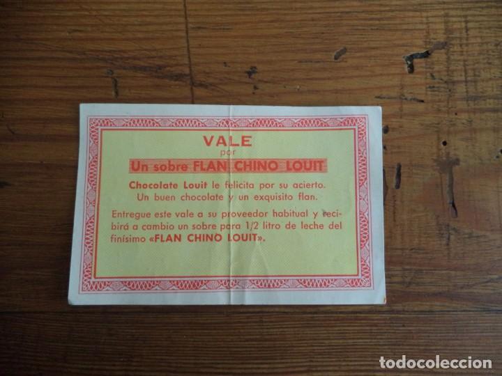 Monedas locales: Vale de Un sobre Flan Chino Louit - Foto 1