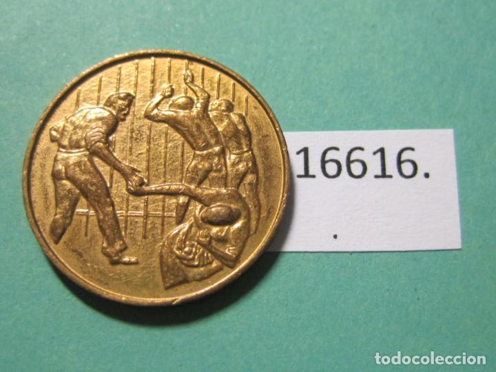 Monedas locales: ficha medalla, Gerhart Hauptmann, token, jet&oacute;n - Foto 2