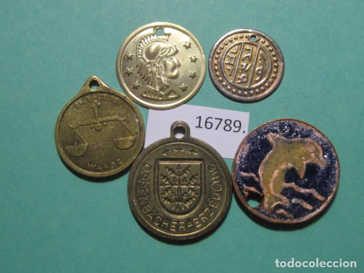 Monedas locales: lote Medallas , token, jet&oacute;n - Foto 1