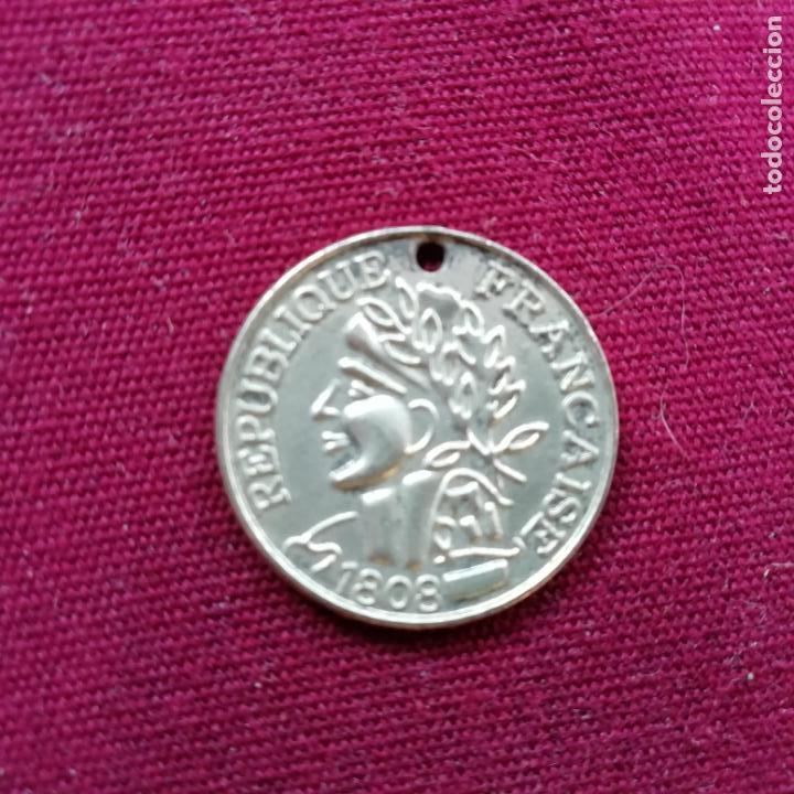 Monedas locales: Ficha. Francia. Napole&oacute;n - Foto 2