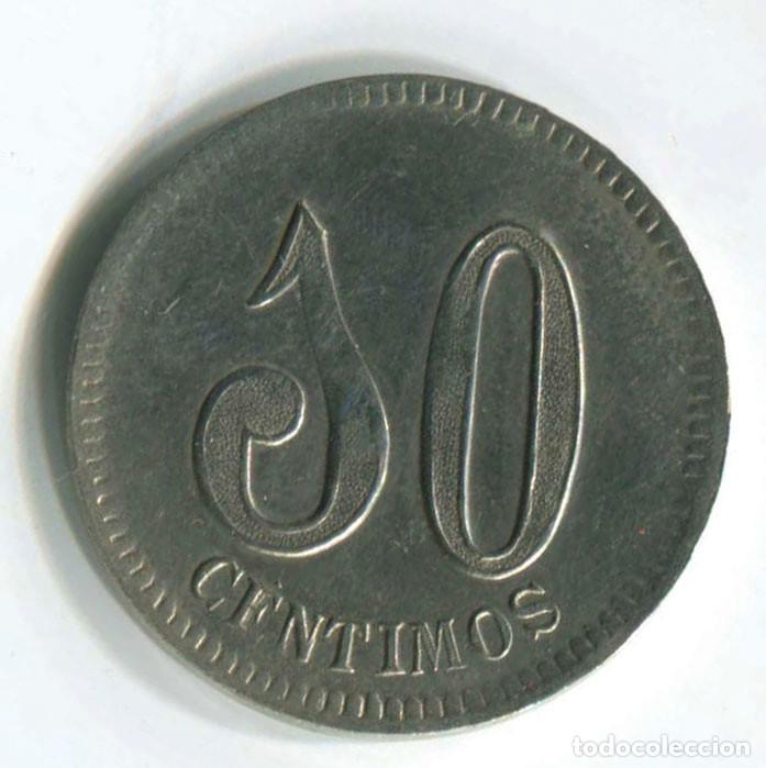 Monedas locales: 10 c&eacute;ntimos. Cooperativa la Dignidad. Barcelona - Foto 2