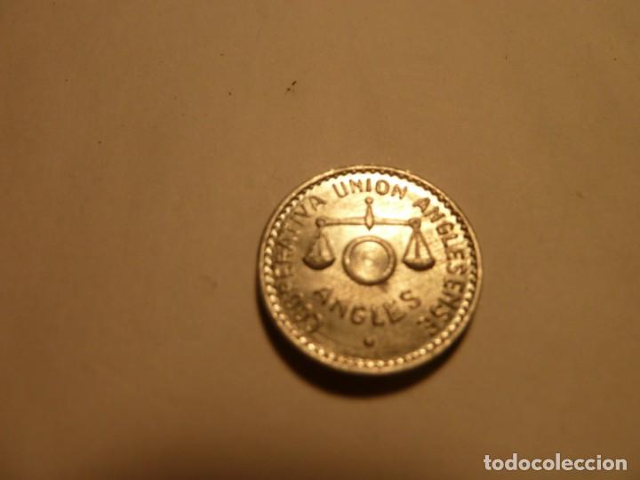 Monedas locales: COOPERATIVA ANGLESENSE 1 PTA ALUMINIO - Foto 1