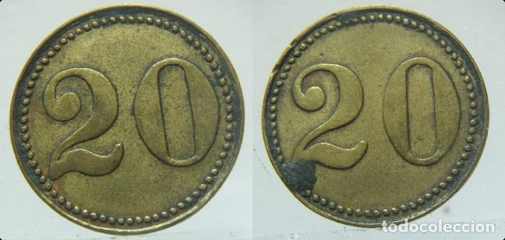 Monedas locales: TOKEN N&ordm;  20 para identificar - Foto 1