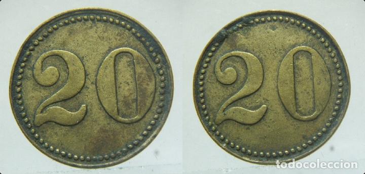 Monedas locales: TOKEN N&ordm; 20 para identificar - Foto 1