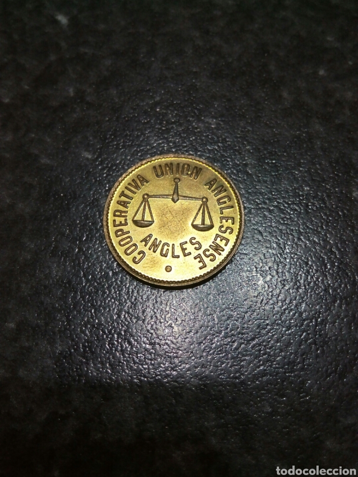 Monedas locales: Cooperativa Union Anglesense. 5 Pesetas - Foto 2