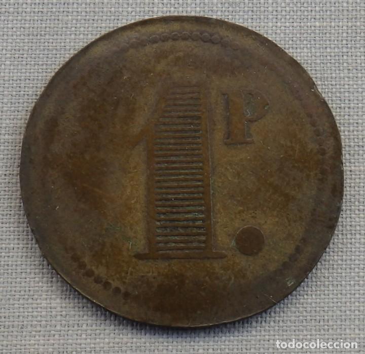 Monedas locales: FICHA COMERCIAL 1 PESETA, A IDENTIFICAR - Foto 1