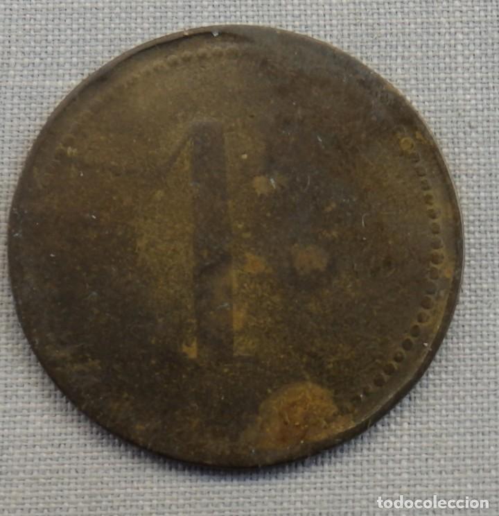 Monedas locales: FICHA COMERCIAL 1 PESETA, A IDENTIFICAR - Foto 1