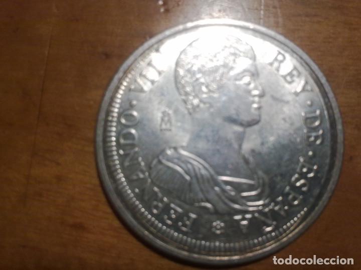 Monedas locales: MONEDA FERNANDO VII REPLICA - Foto 1