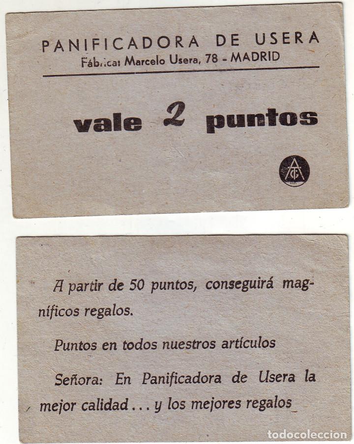 Monedas locales: MADRID VALE DE PANIFICADORA DE USERA 2 PUNTOS - Foto 1