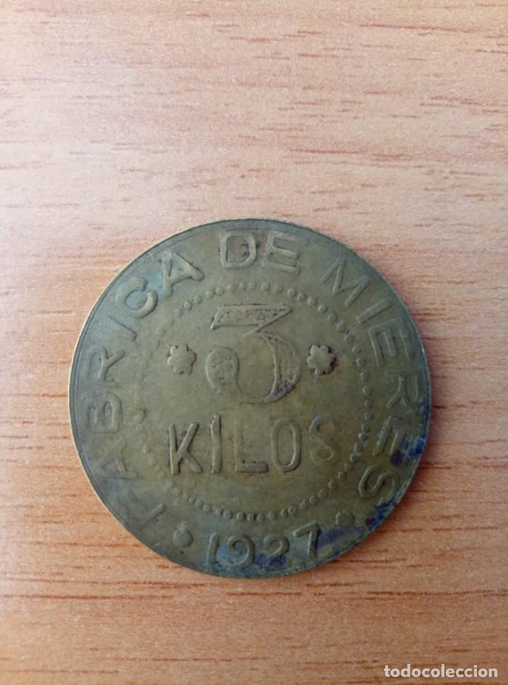 Monedas locales: Ficha Jeton de Mieres 1927 - Foto 2