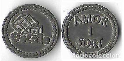 Monedas locales: FICHA     **DETALLE  --  AMOR I SORT ** - Foto 1