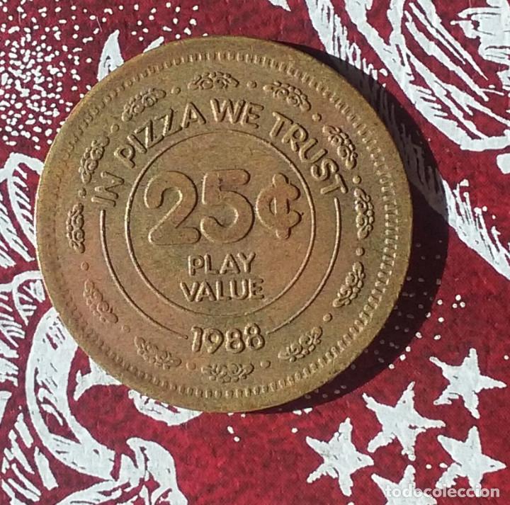 Monedas locales: FICHA - JETON - TOKEN - IN PIZZA WE TRUST - Foto 1