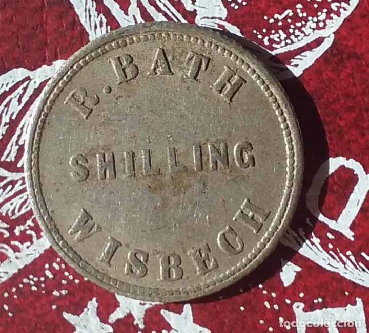 Monedas locales: FICHA - JETON - TOKEN - R.BATH SCHILLING WISBECH - Foto 1