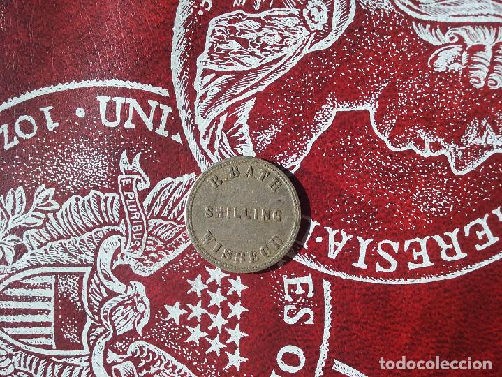 Monedas locales: FICHA - JETON - TOKEN - R.BATH SCHILLING WISBECH - Foto 2