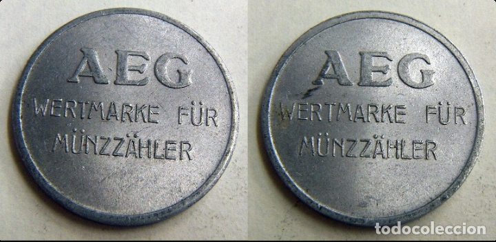 Monedas locales: FICHA DE AEG DE ALEMANIA - Foto 1