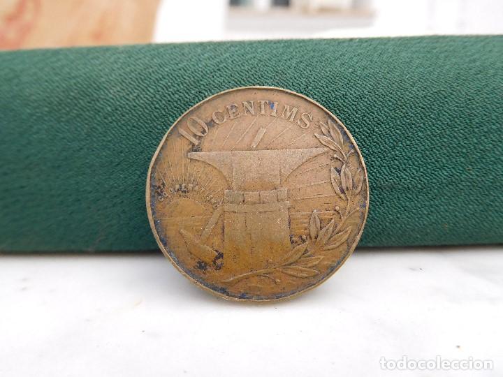Monedas locales: Moneda local cooperativa la flor de maig 10 centims - Foto 1
