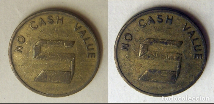 Monedas locales: FICHA NO CASH VALUE - Foto 1