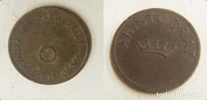 Monedas locales: TOKEN EXCHANGE FOR GOODS ARISTOCRAT 6 - Foto 1