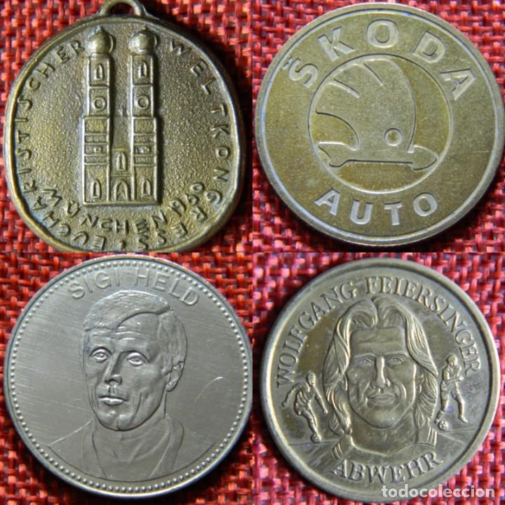 Monedas locales: Lote de 4 monedas Jeton / Token a expertizar - - Foto 1