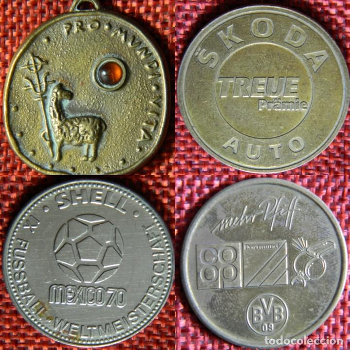 Monedas locales: Lote de 4 monedas Jeton / Token a expertizar - - Foto 2